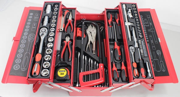 Caja Herramientas Taller Mader Completa 92 Piezas 